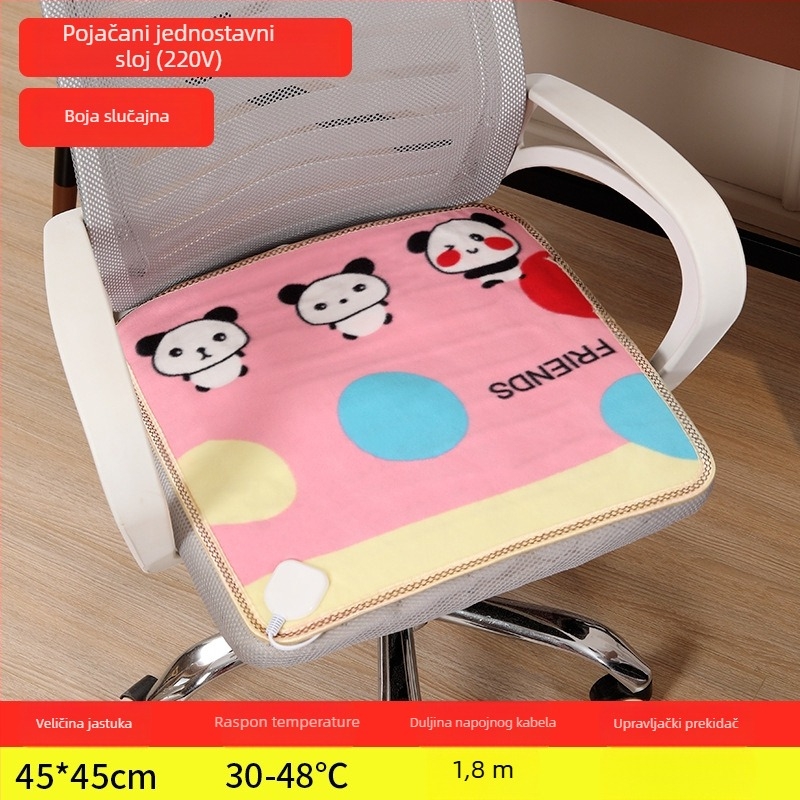 Grijajući jastuk za sjedenje u uredu - perivi, otklonjivi jastuk za stolicu, USB uključen, model Heating Insole, gornji materijal: prava koža, potplat: guma, broj proizvoda: ltao1009174132