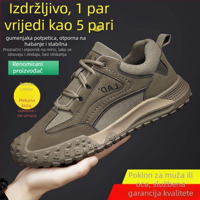 Loafers s gornjim dijelom od više materijala, oštar nos, nizak otvor, gumeni potplat, EVA ulošak
