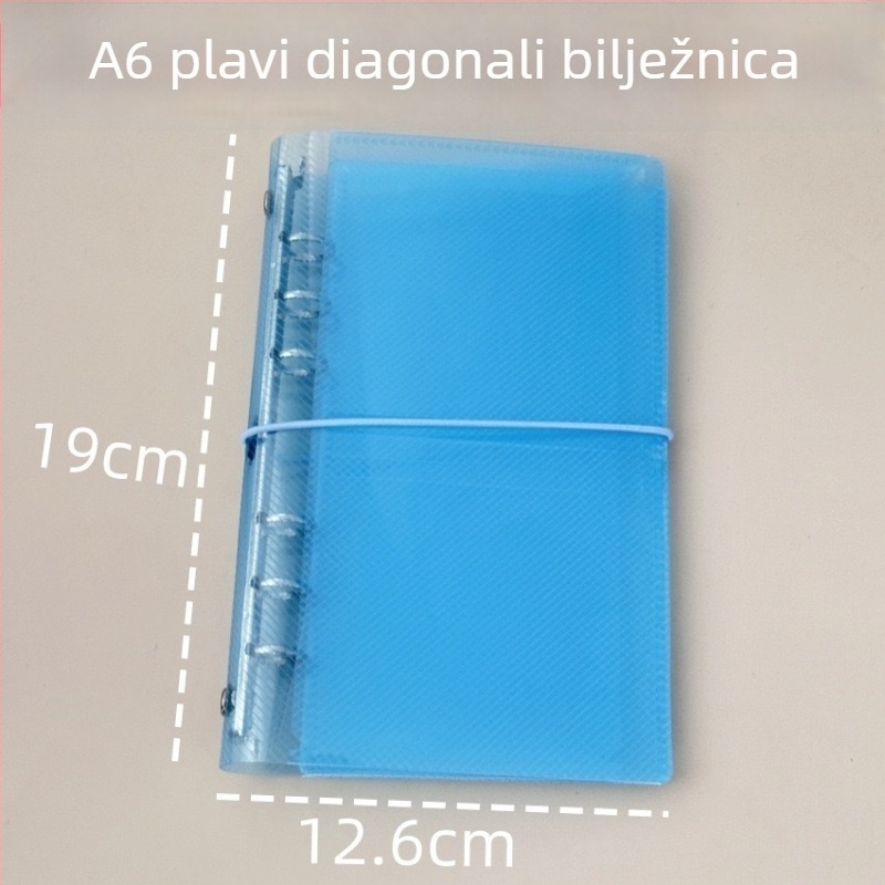 Trostruki PP binder bilježnica za pohranu s twill teksturom, kreativni stil