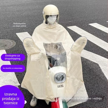 PONČO za kišnu zaštitu električnog vozila (Oxford platno; PVC ljepilo vodootporno; za odrasle; višekratna upotreba)