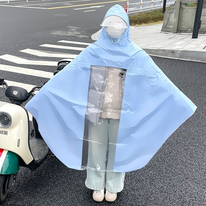 PONČO za kišnu zaštitu električnog vozila (Oxford platno; PVC ljepilo vodootporno; za odrasle; višekratna upotreba)