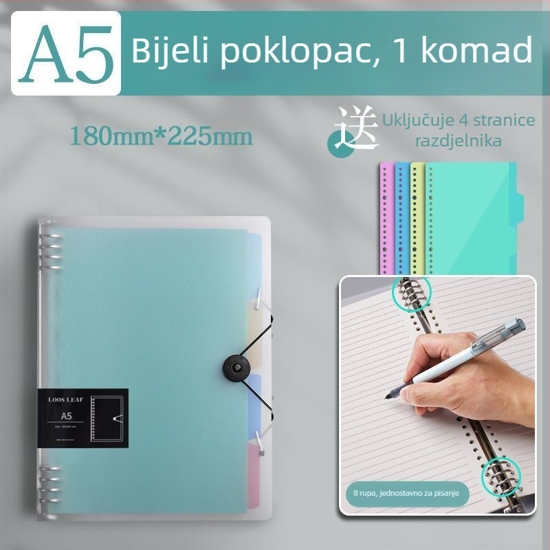 Kućište za bilježnicu s mrežom, odvojivi poklopac, PP plastične unutarnje stranice, model JYB, Xing Xing Style, 180 listova