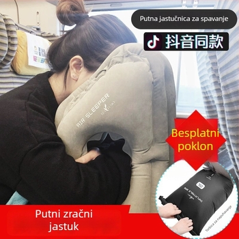 Putni jastuk s memorijskom pjenom, u obliku U, za odrasle