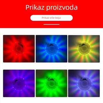 Punjavajuće svjetlo na hubu kotača za dječji balans bicikl — dekorativno svjetlo za noćnu vožnju