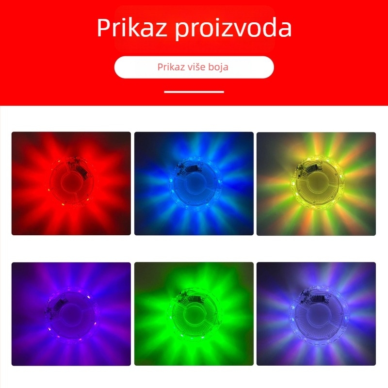 Punjavajuće svjetlo na hubu kotača za dječji balans bicikl — dekorativno svjetlo za noćnu vožnju