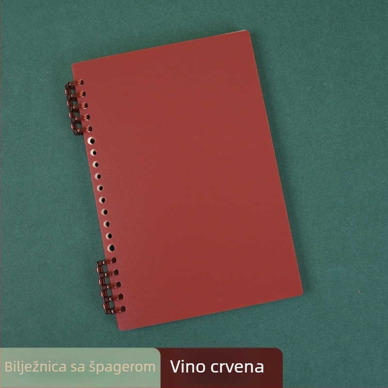 Notes s izmjenjivim jezgrom za gimnazijske učenike, 60 listova, otisnuti logotip, mogućnost prilagođavanja