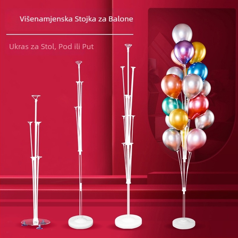 Stalak za balon kolonu za dekoraciju zabava, kolona za balone koja usmjerava put i podrška stolu s balonima za vjenčanja i rođendane