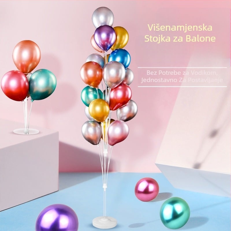 Stalak za balon kolonu za dekoraciju zabava, kolona za balone koja usmjerava put i podrška stolu s balonima za vjenčanja i rođendane