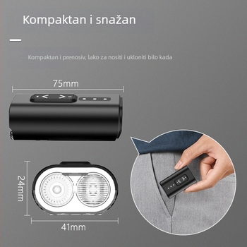 SZFJ Prednje svjetlo za bicikl — aluminijska legura, IPX5 vodootpornost, visoka svjetlost, 2000mAh baterija, podesivo