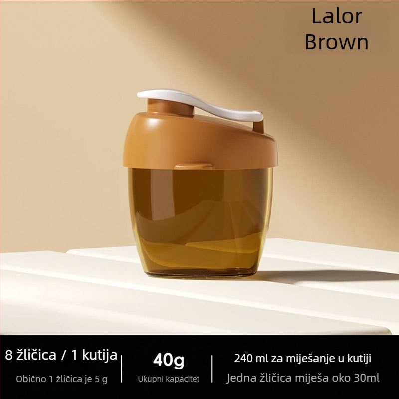 Dječja prenosna kutija za prah mlijeka – prijenosna, zatvorena, otporna na vlagu; Marka Wavelet Elephant; Pogodno za novorođenčad do 3 godine; za mliječni prašak i rižin prašak; Stil kutije: Drugo