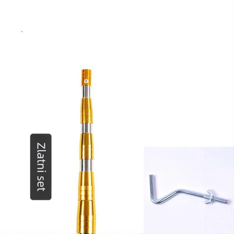 Teleskopska šipka za kavez za ribnjak — nehrđajući čelik, proširiva, Eight-pin Fishers