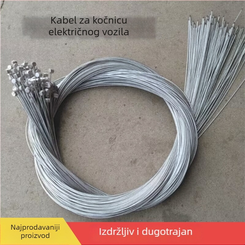 Kabel za kočnice za električna vozila i bicikle, čelična žica, model 021, mehaničko kočenje, prilagodljiv