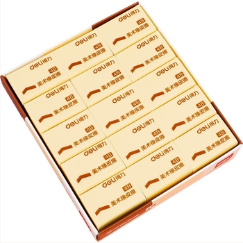 Deli 7535/7534 gumica, pravokutnog oblika, materijal: guma/plastik, za umjetnost i školu