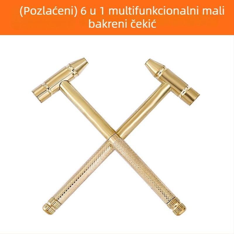 6-u-1 multifunkcijski čekić s glavom od željeza i križnim odvijačem