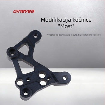 Adapter za kočnički klip aluminijskog profila | CNC obradba, hz0008 model, marka Gineyea/Jingye, za motocikle i električna vozila