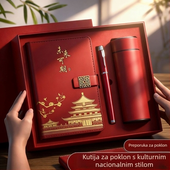 Bilježnica s PU koricom, savršeno uvez, Dowling papir, 80 g/m², 200–300 stranica