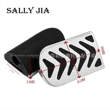 Prednja pedala za motocikl – protuklizna podloga, ljepilo za montažu, Model 01, opća kompatibilnost