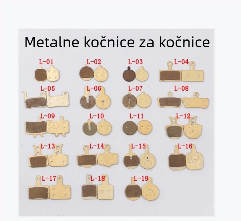 Kočiona pločica za planinski bicikl, bakrena podloga, potpuno metalna konstrukcija, marka Changqi, model 012, mehaničko kočenje, tip: blok kočnice