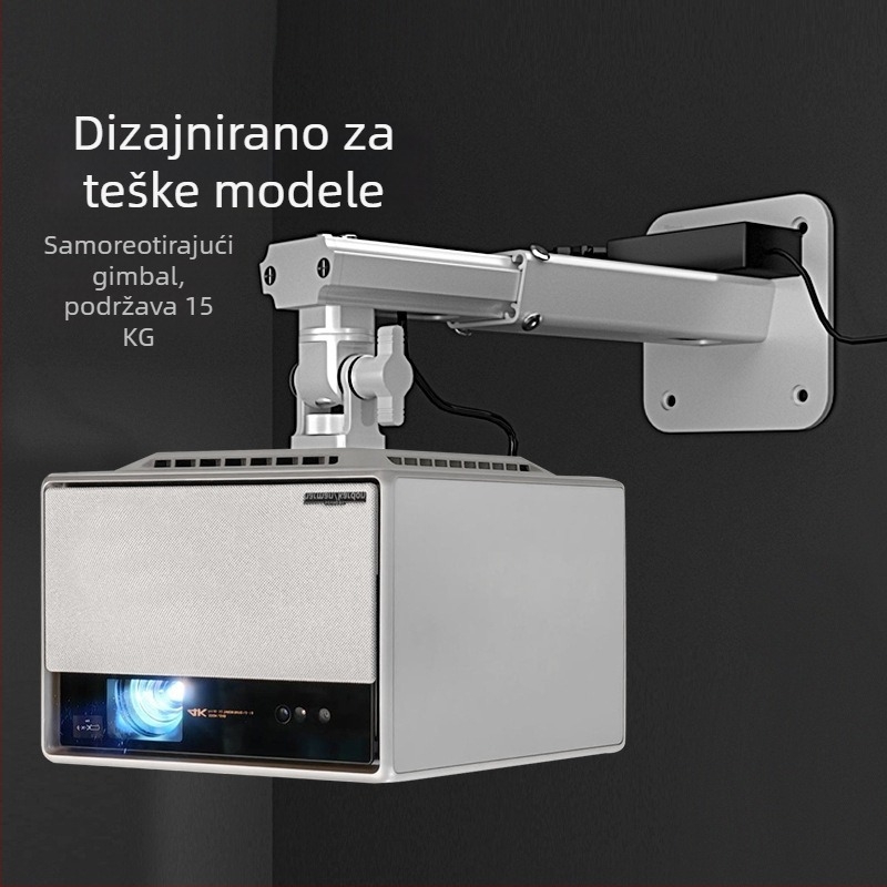 Cine teški zidni nosač za projektore – kompatibilan sa Siying PH36, XGIMI RSpro3, Dangbei X5 i Hisense projektorima