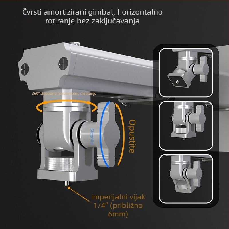 Cine teški zidni nosač za projektore – kompatibilan sa Siying PH36, XGIMI RSpro3, Dangbei X5 i Hisense projektorima