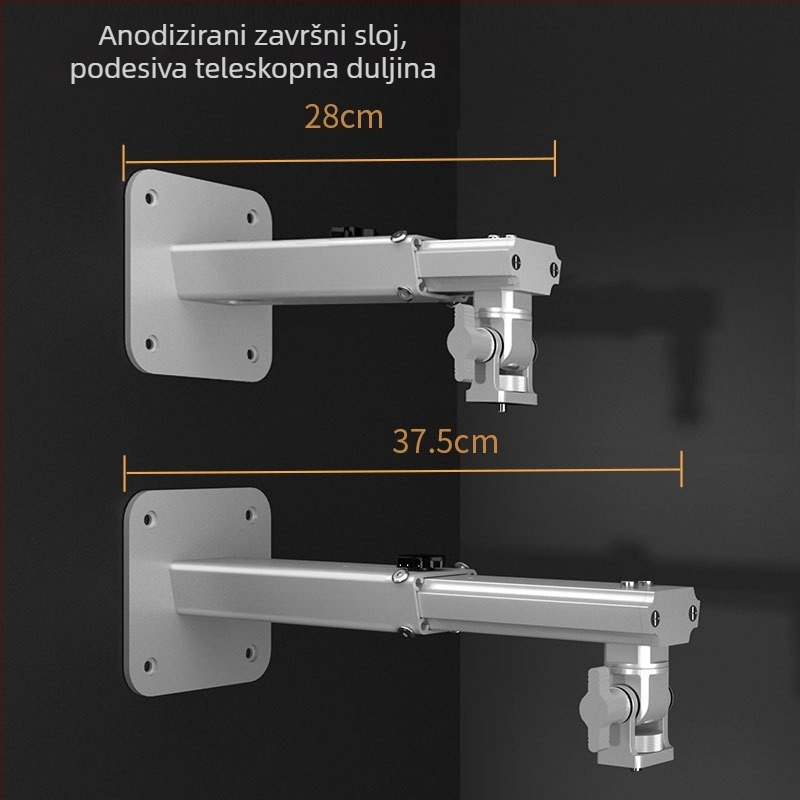 Cine teški zidni nosač za projektore – kompatibilan sa Siying PH36, XGIMI RSpro3, Dangbei X5 i Hisense projektorima