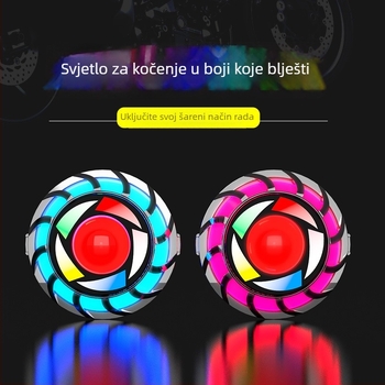 Stražnje svjetlo za motocikl s LED Angel Eye - YX 0065, univerzalna kompatibilnost