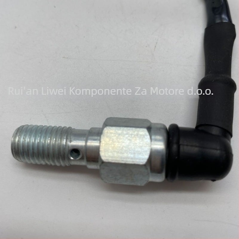Hidraulični prekidač kočnice za motocikle i ATV, dimenzije 10x1.25 mm, 30 cm pocinčana žica, model liwei6001