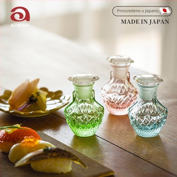 Aderia Kristalno staklena boca za ulje i ocat – boca za tekuće začine, pogodna za darivanje na sajmovima i poslovnim poklonima