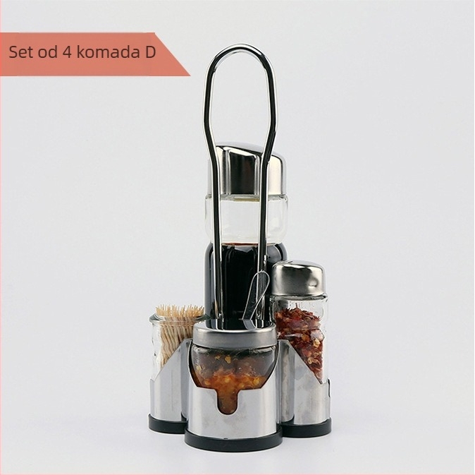 Set boca za začine za hotelsku i restoran stol – staklo, prilagodljiva obrada, izlazak proljeće 2017, prvoklasna kvaliteta, moderni minimalistički stil