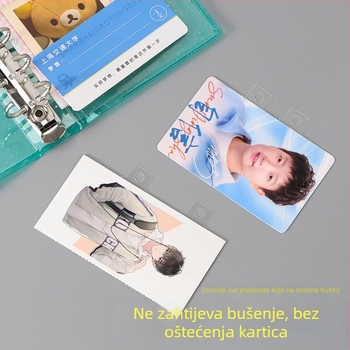 PET obruč za dnevnik s kružnim otvorom, samoljepiva pozadina — dodatak za organizaciju bilježnica i DIY modifikacije