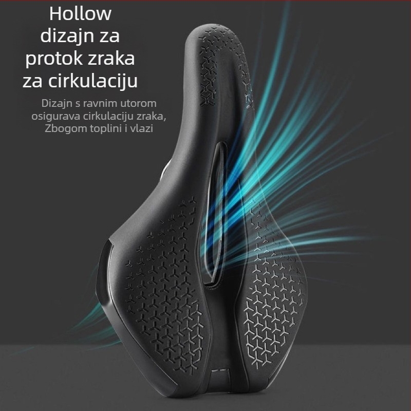 Sjedalo za bicikl XYS82, spužva i PU, za obične bicikle