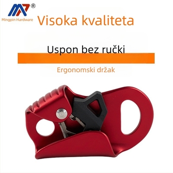 Ascender za penjanje po užetu, bez ručke, lagan, aluminijska legura, MP-SSQ-007