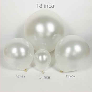 Set lateksnih balona za svadbenu luku, okruglog oblika, otisnuto logo, brend Novel latex