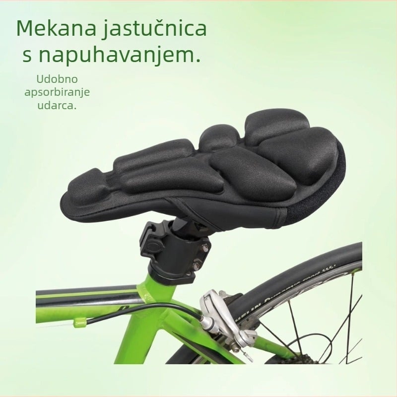 Sjedalo za bicikl JFT BC-334, plastično, kompatibilno s cestovnim i planinskim biciklima, prozračno i UV zaštita