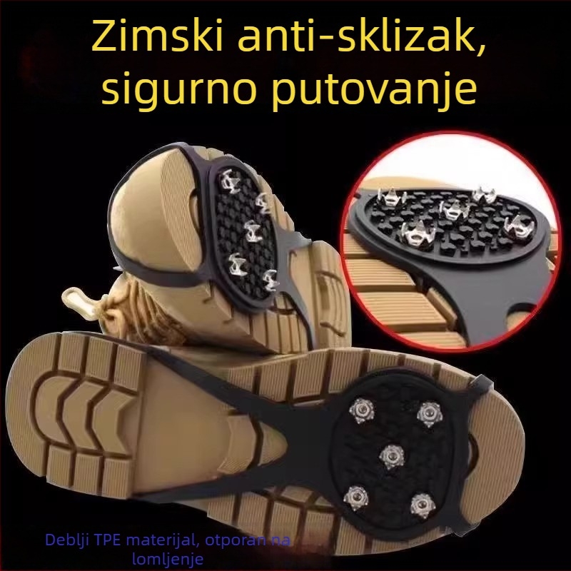 Protivklizne navlake za cipele / cramponi za snježni uspon (Materijal: drugi; Pakiranje: 250-300-500 kom.)