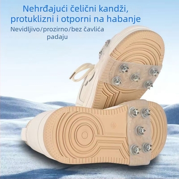 Ice Claw univerzalne protuklizne navlake za cipele, prozirne, pakiranje 1000