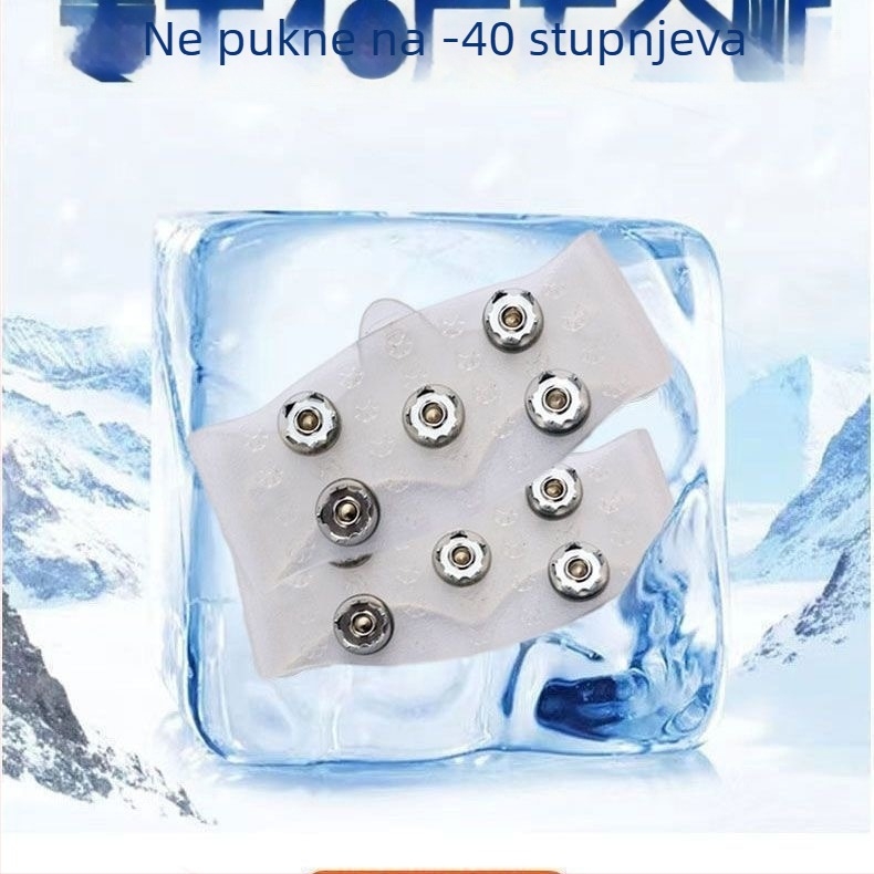 Ice Claw univerzalne protuklizne navlake za cipele, prozirne, pakiranje 1000