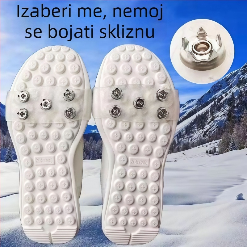 Ice Claw univerzalne protuklizne navlake za cipele, prozirne, pakiranje 1000