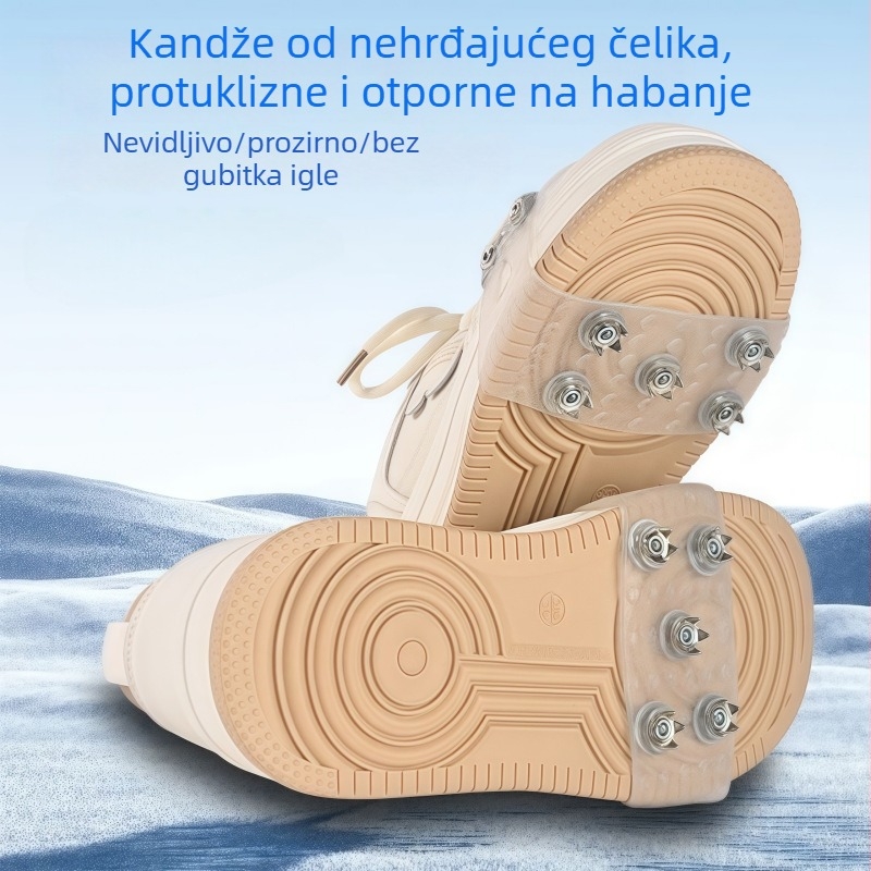 Ice Claw univerzalne protuklizne navlake za cipele, prozirne, pakiranje 1000