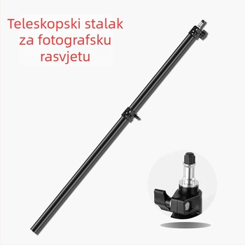 Teleskopski stativ za projektorsku lampu (aluminijska legura, nosivost: 1, visina: 1,4 m, promjer cijevi: 1,9–2,2 cm, broj sekcija: 2)