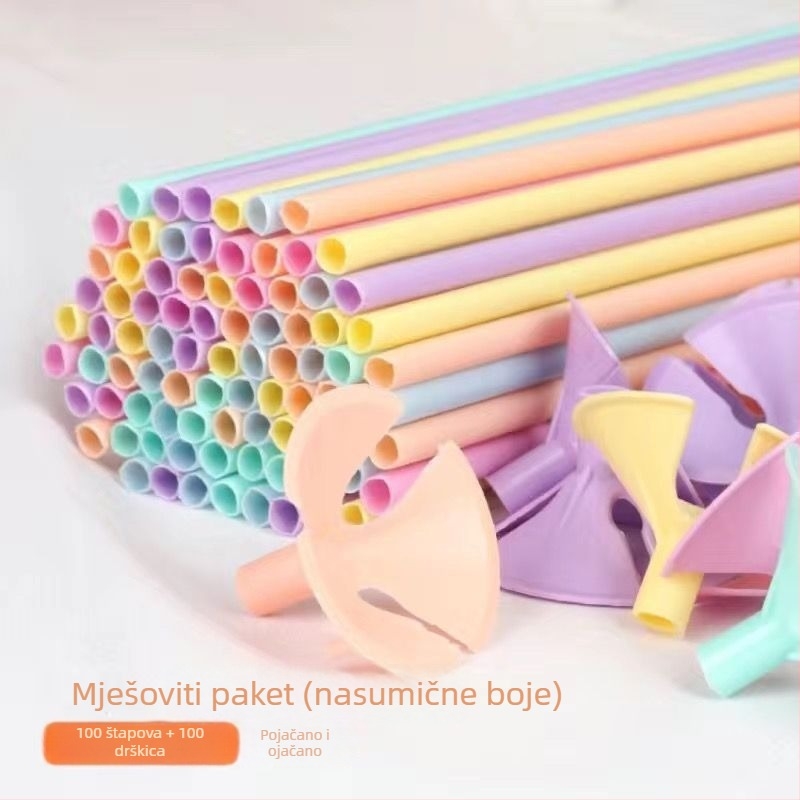 Čvrsti balon štap za bukete, produžena podrška štapa za balone, štap za balone za događanja, pogodan za sportske događaje