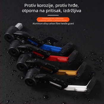 Zaštitna ručica za motocikl, stil bikovih rogova, univerzalna kompatibilnost, model HS-003, marka Other