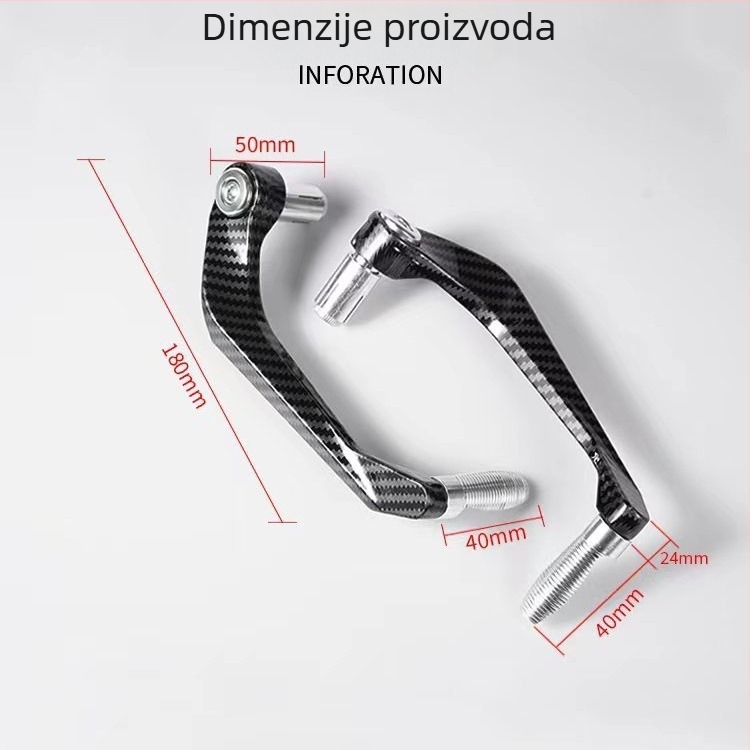 Buno HS-02 Univerzalna zaštita ručice motocikla s zaštitom od pada