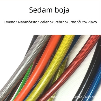 Moorer 0008 hidraulični cijev kočnice za prednje i stražnje disk kočnice, visokotlačna čelična opletena