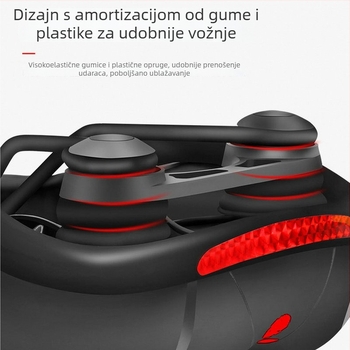 Sjedalo za bicikl GLT-1689 | Šuplji reflektirajući dizajn | PU koža s pjenu