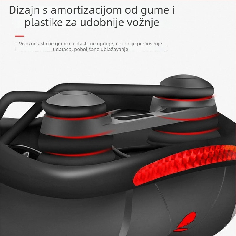 Sjedalo za bicikl GLT-1689 | Šuplji reflektirajući dizajn | PU koža s pjenu