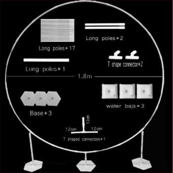 Plastična balon arka kolona – srce oblikovan prsten i zračni krug, vanjska dekoracija za prijedlog, šifra proizvoda Arch; pogodna za vanjske prostore; sportski događaji; bez uvoza