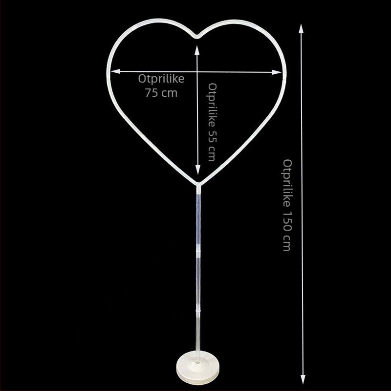 Plastična balon arka kolona – srce oblikovan prsten i zračni krug, vanjska dekoracija za prijedlog, šifra proizvoda Arch; pogodna za vanjske prostore; sportski događaji; bez uvoza
