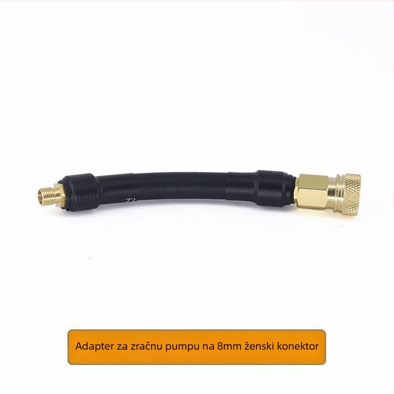 Ručna pumpa za visoki tlak s 8 mm brzim priključkom i adapterom navoja samica–mužjak za DIY aparate za kavu