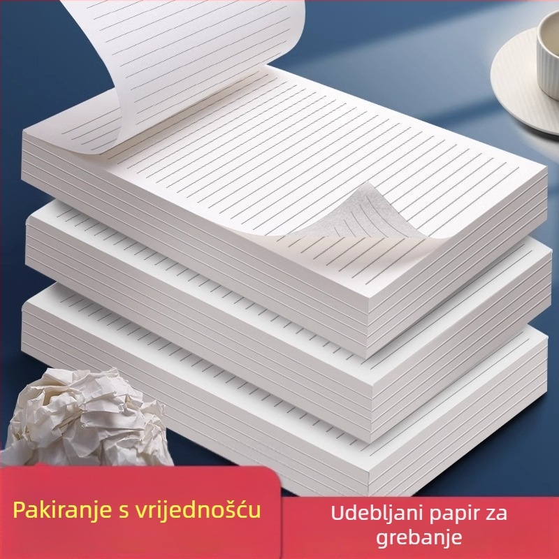 Pengyi bilježnica s mrežom – dvostrana mreža, debeli papir, stranice za odvajanje